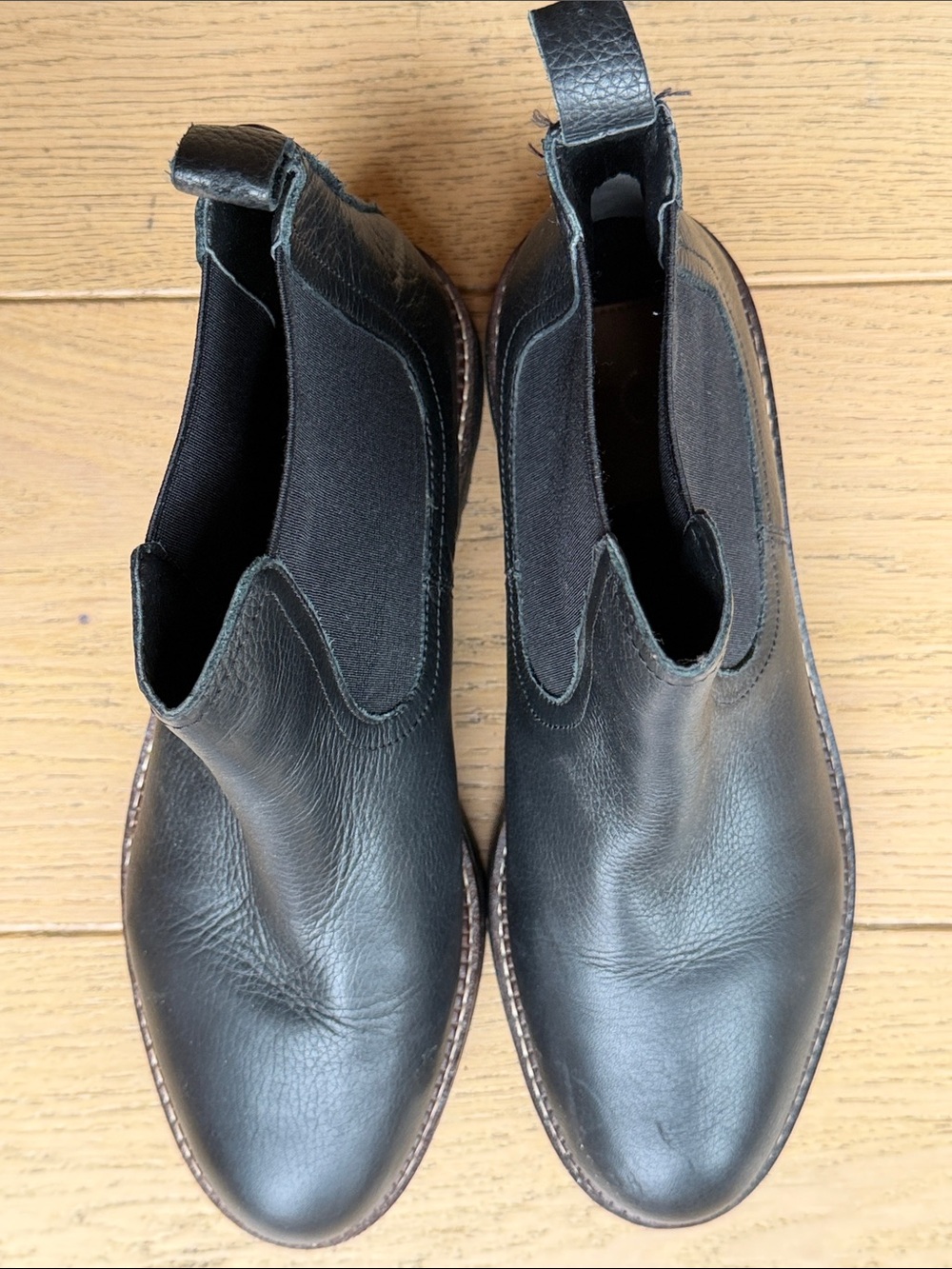 Caslon Women’s Black Leather Chelsea Boots - Water Resistant - Picture 4 of 8